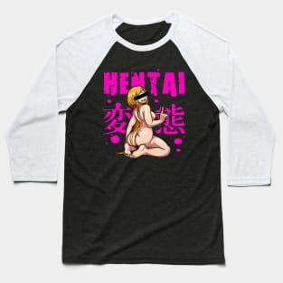 Hentai Waifu uncensored Baseball T-Shirt